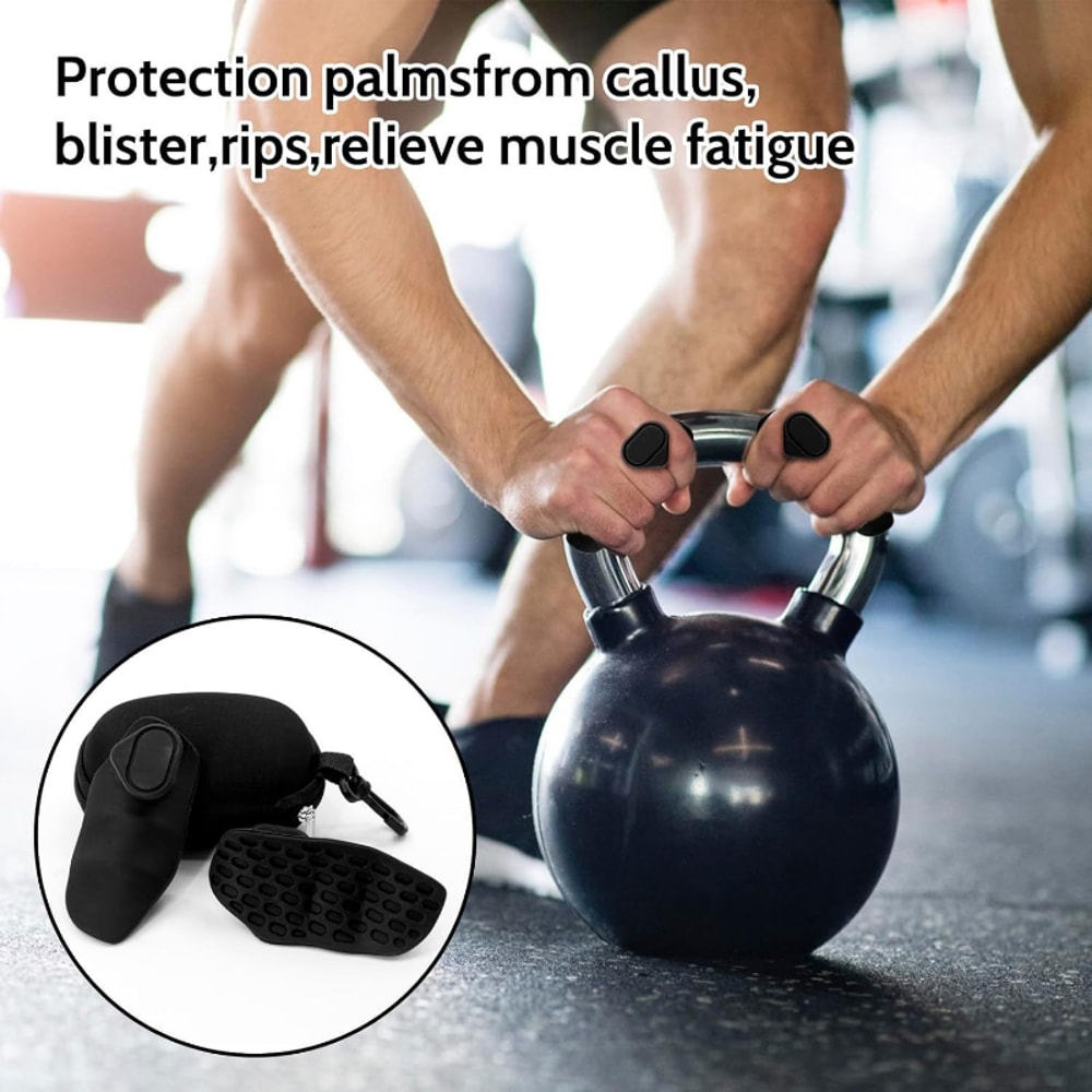 Fitness Dumbbell Weightlifting Silicone Palm Protection AntiSlip Grip AntiCocoon Grip For Enhanced 1