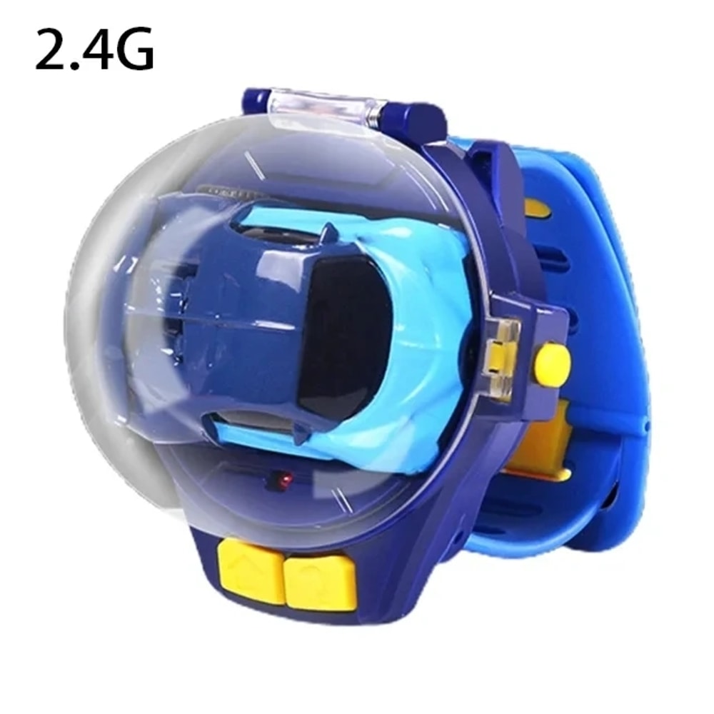 Children RC Car Mini Watch Toys with LED Lights, RC Car Toy, Watch Rabbit Crab Racing Toys for Girls Boys, Birthday