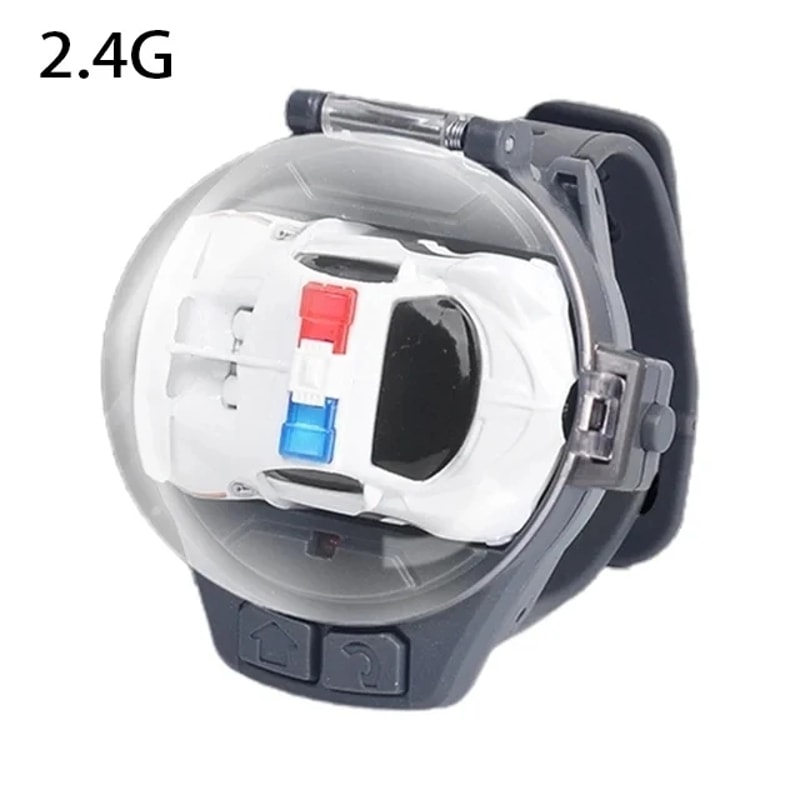 Children RC Car Mini Watch Toys with LED Lights, RC Car Toy, Watch Rabbit Crab Racing Toys for Girls Boys, Birthday