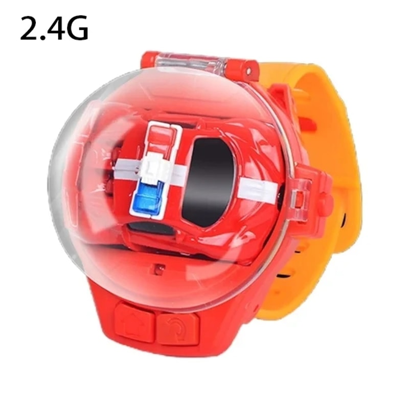 Children RC Car Mini Watch Toys with LED Lights, RC Car Toy, Watch Rabbit Crab Racing Toys for Girls Boys, Birthday