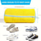 Durable Shoe Washing Machine Bag Yellow With Blue Zipper Oval Laundry Bag For All Shoe Types Protec 3