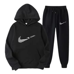 men tracksuit set, hooded sweatshirt, drawstring pants, male hoodies, running sportswear, autumn sportwear for men women