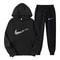 Men Tracksuit Set Hooded Sweatshirt Drawstring Pants Male Hoodies Running Sportswear Autumn Sportwe 0