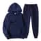 Men Tracksuit Set Hooded Sweatshirt Drawstring Pants Male Hoodies Running Sportswear Autumn Sportwe 7