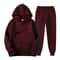 Men Tracksuit Set Hooded Sweatshirt Drawstring Pants Male Hoodies Running Sportswear Autumn Sportwe 8