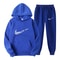 Men Tracksuit Set Hooded Sweatshirt Drawstring Pants Male Hoodies Running Sportswear Autumn Sportwe 11