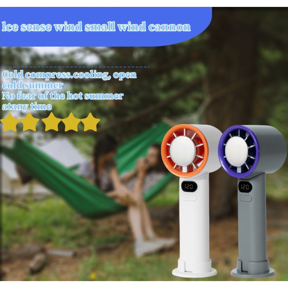 Portable Fan Digital Display Stylish Semiconductor Condensation Mini Personal Fan For Home Office I 4