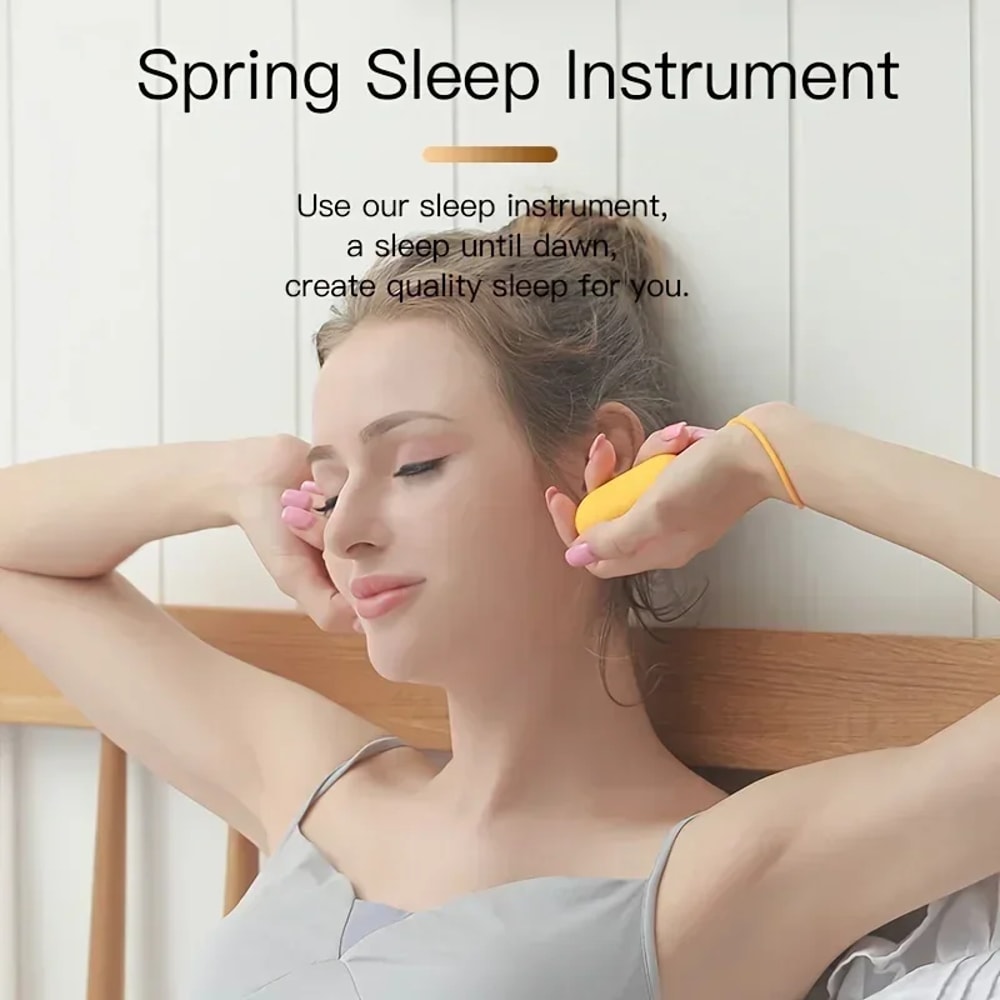Smart Sleep Instrument, Anxiety Relief Neuro Sleep Device, Pulse Stimulation Hand Held Sleeping Aid for Insomnia, Nerves