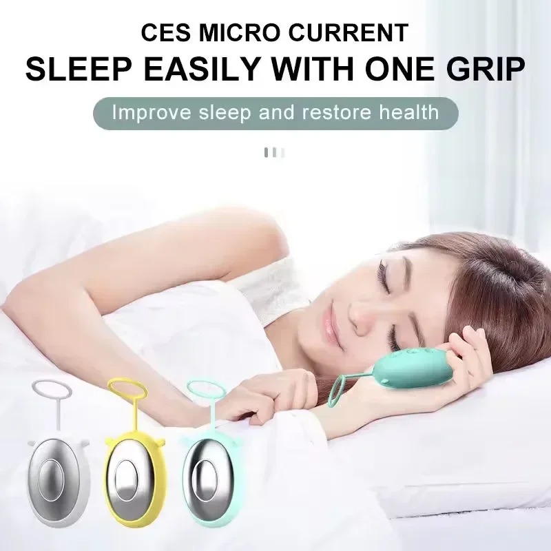 Smart Sleep Instrument, Anxiety Relief Neuro Sleep Device, Pulse Stimulation Hand Held Sleeping Aid for Insomnia, Nerves