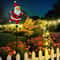 Christmas Solar Kettle Lights Garden Lawn Decorative Santa Claus Kettle Ground Lamp Solar LED Night 2