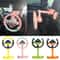 Electric Simulated Driving Steering Wheel, Portable Copilot Toy with Light and Sound, Educational Childrens Gifts