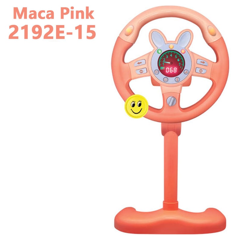 Electric Simulated Driving Steering Wheel, Portable Copilot Toy with Light and Sound, Educational Childrens Gifts