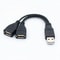 Male Plug to Female Socket USB Extension Line, Data Cable Power Adapter Splitter Converter, High-Speed USB Cable
