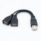 Male Plug to Female Socket USB Extension Line, Data Cable Power Adapter Splitter Converter, High-Speed USB Cable