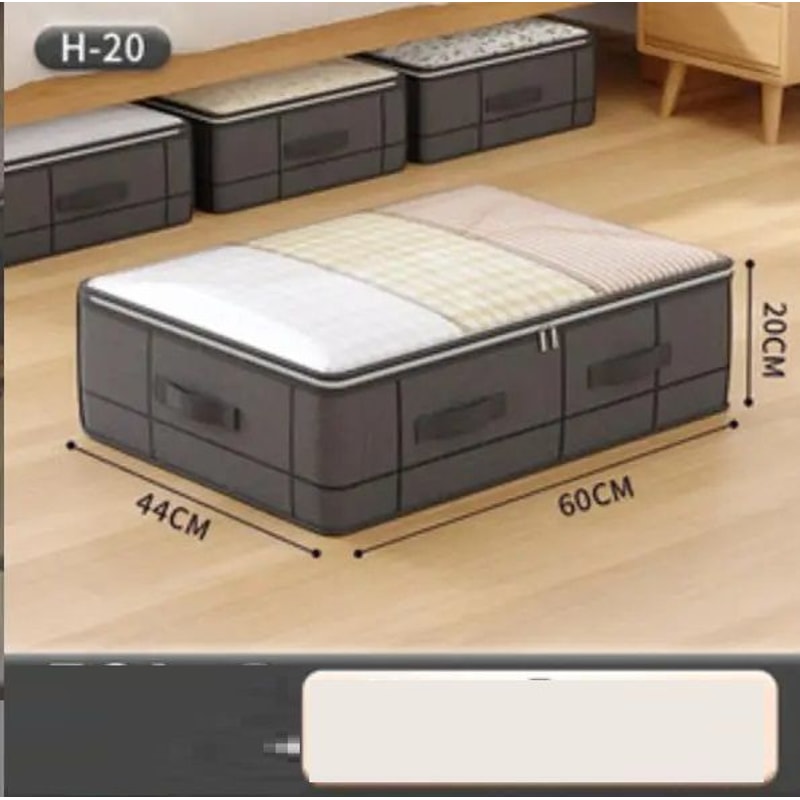 1PC Large Underbed Storage Bag Foldable Clothes Quilt Organizer For Bedroom Space Saving Doggy Bag 6