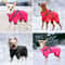 Warm Winter Dog Clothes With Harness Thick Cotton Dog Coat Down Jacket Pet Clothing Outfit For Smal 4
