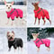 Warm Winter Dog Clothes With Harness Thick Cotton Dog Coat Down Jacket Pet Clothing Outfit For Smal 4