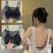 Women Invisible Bra Deep U Plunge Bras Backless Top For Dresses Sexy Lingerie With Transparent Stra 0