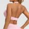 Impact Sports Bra Women Seamless Halter Top High Support Pushup Gym Wear Fitness Yoga Workout Under 4
