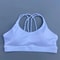 Solid Color Soft High Strength Women Fitness Bra, Tight Sport Top for Gym Yoga, Comprehensive Training Underwear