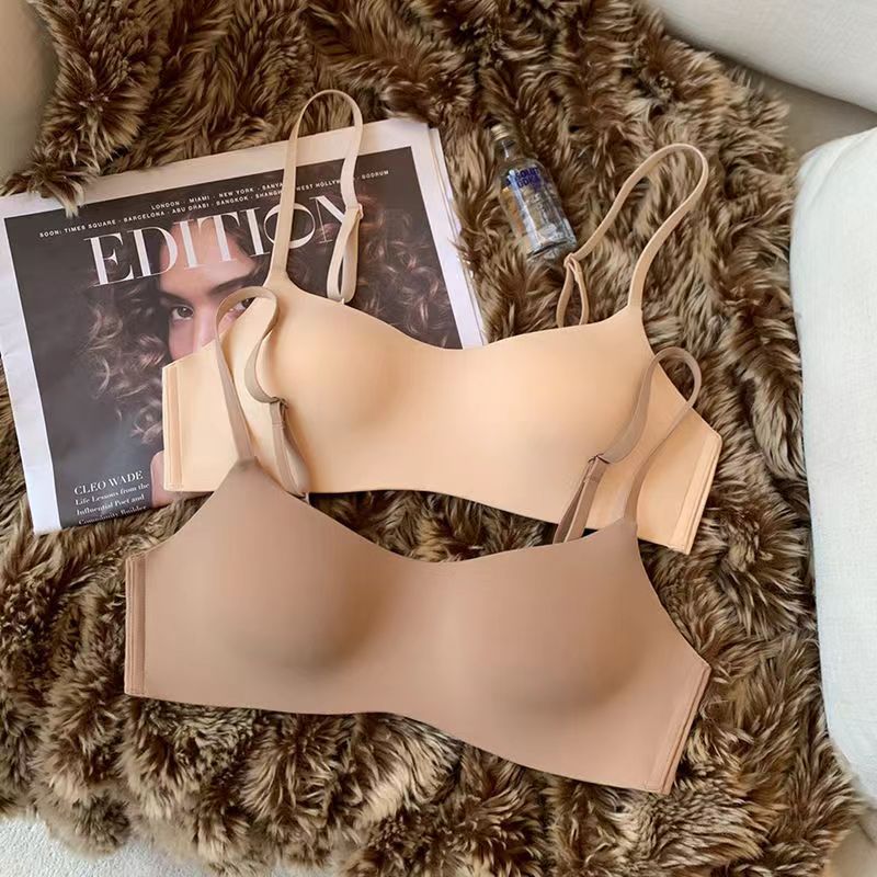 Seamless Tube Top Bra for Small Chest Women, Non-Wire Upper Support, Sexy Lingerie, Solid Intimates Female Underwear