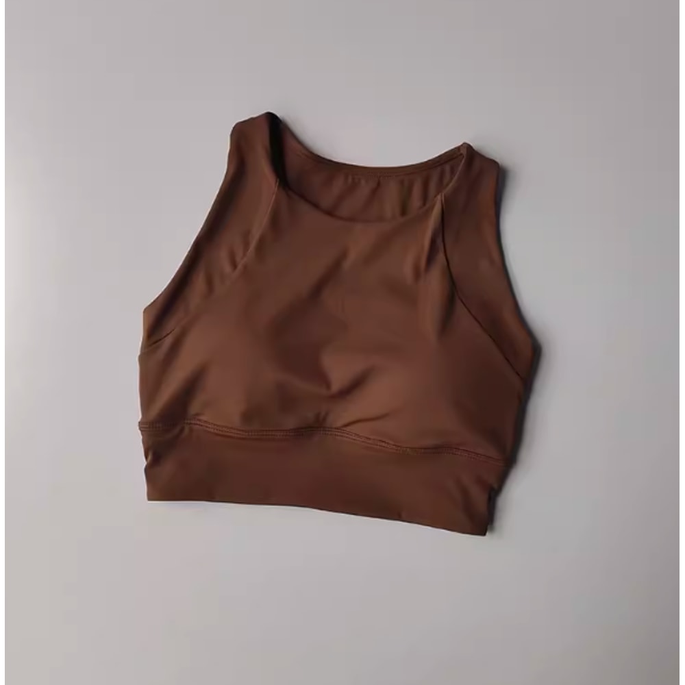 All-in-one Shock-proof Sports Vest, Breathable Running Yoga Bra, Full-cup Gym Clothing for Summer Fitness