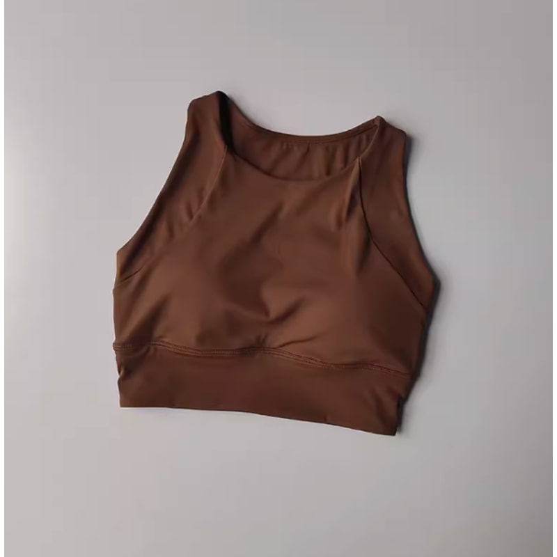 All-in-one Shock-proof Sports Vest, Breathable Running Yoga Bra, Full-cup Gym Clothing for Summer Fitness