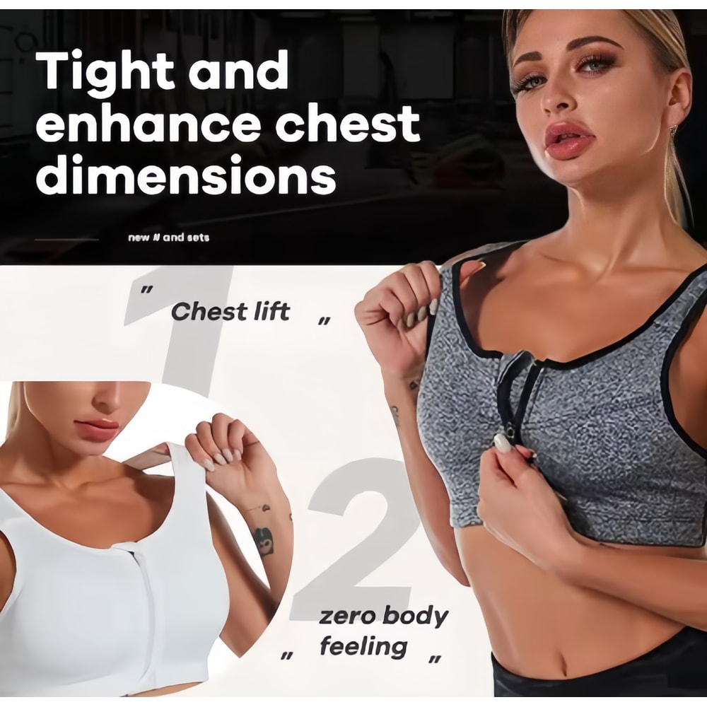 Yoga Fitness Sports Bra Deep U Shaped Chest Back Support Shock Absorbing Bra Breathable And Quick D 3