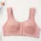 Elegant Front Buckle Floral Bra For Women Adjustable Breathable Pressurized Support Ideal For Breas 1