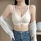 Seamless Underwear For Women With Small Breasts, Push-up Soft Support Sports Bra, No Rims for Large Breasts, Comfortable