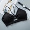 Women Cross Strap Sports Bra Push Up Top Yoga Gym Crop Tops Breathable Bras Fitness Tops Femme Bras