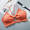 Women Cross Strap Sports Bra Push Up Top Yoga Gym Crop Tops Breathable Bras Fitness Tops Femme Bras