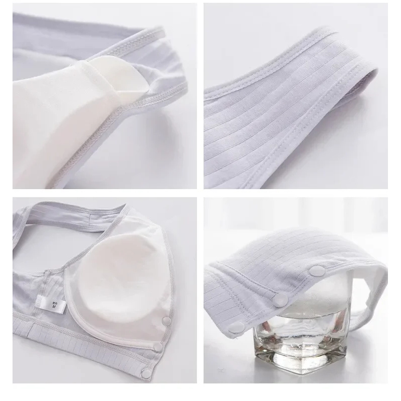 Cotton Maternity Nursing Bras, Pregnant Breastfeeding Bra, Pregnancy Women Underwear, Soft Cotton Breast Feeding Bra