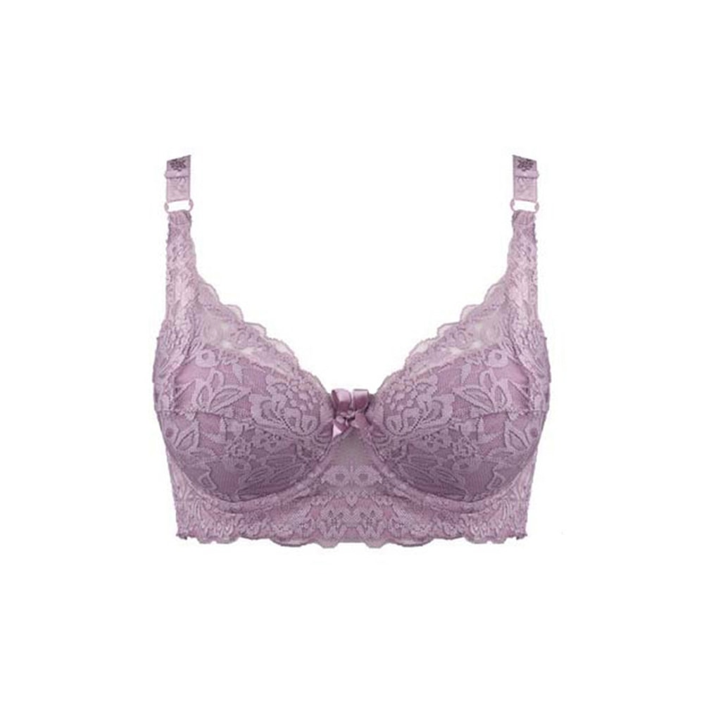 Hot Full Cup Thin Underwear Small Bra, Plus Size Wireless Adjustable Lace Womens Bra, Large Size Lace Bras, Breast Cover