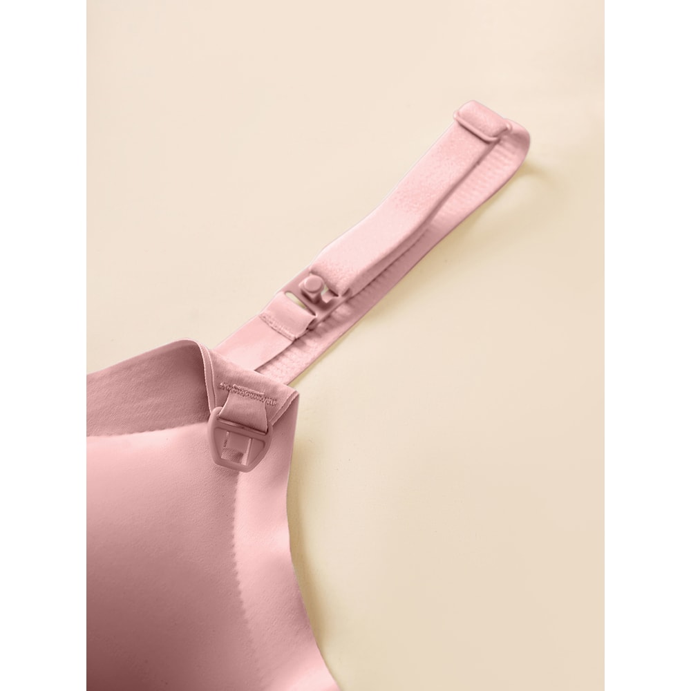 Women Traceless Comfortable, Breathable Ultra Thin Breastfeeding Bra, Detachable, Soft and Supportive Maternity Bra
