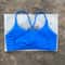 Solid Color Support Women Fitness Bra, Yoga Vest Gym Sport Top, Hollow Back Push with Chest Pad, Four Shoulder Straps