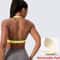 Impact Sport Bra Women Halter Tank Top High Support Pushup Open Back Gym Fitness Yoga Workout Vest 1