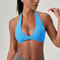 Impact Sport Bra Women Halter Tank Top High Support Pushup Open Back Gym Fitness Yoga Workout Vest 4