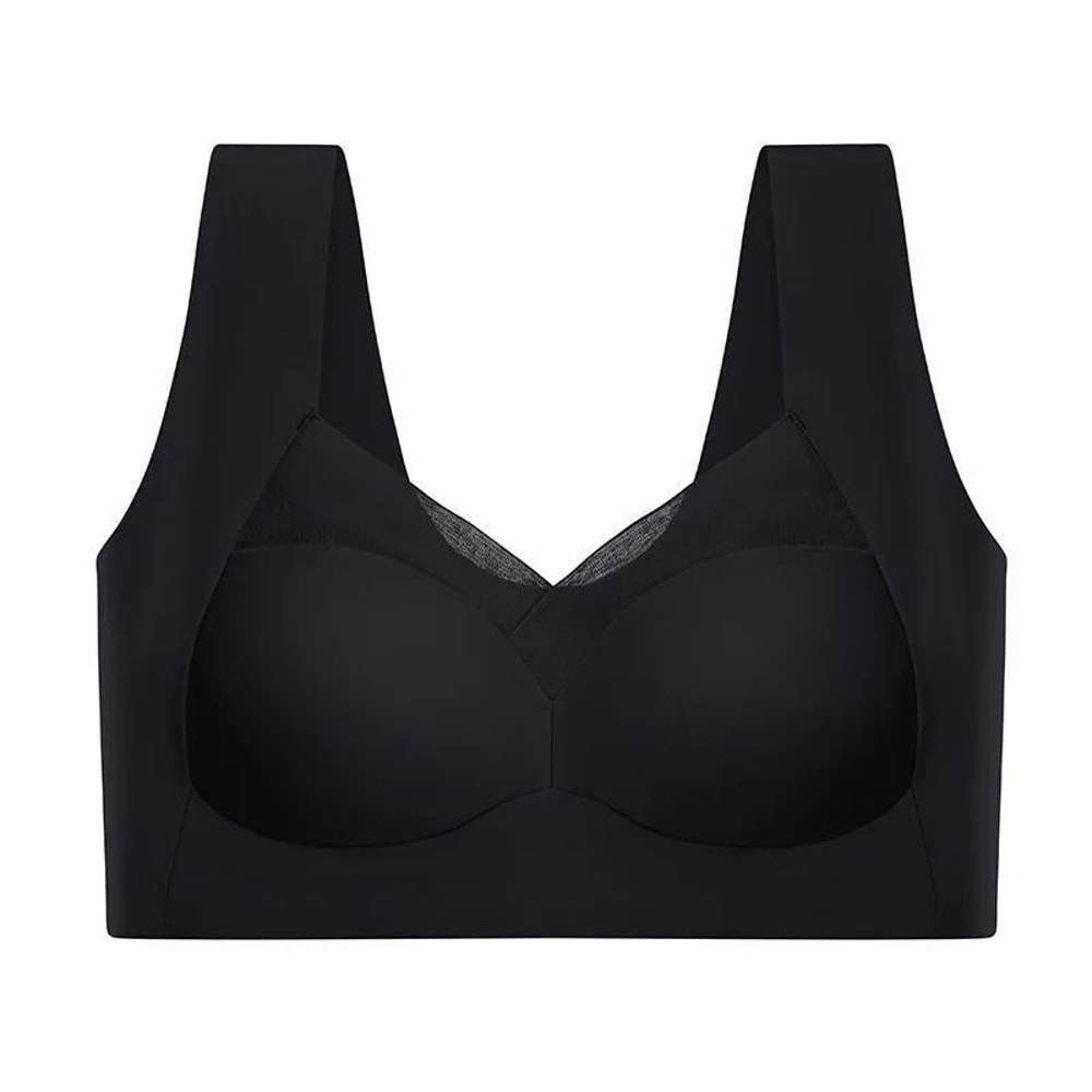 Woman Top Bra Sexy Push Up Bra Seamless Ice Silk Underwear Unwired Ring Sleep Lingerie Fitness Spor 9