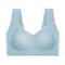 Woman Top Bra Sexy Push Up Bra Seamless Ice Silk Underwear Unwired Ring Sleep Lingerie Fitness Spor 7
