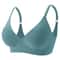 Latex Jelly Underwear Seamless Bras for Women, Wireless Sleep Bralette, Removable Padded One Piece Brasiere, Comfortable