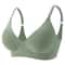 Latex Jelly Underwear Seamless Bras for Women, Wireless Sleep Bralette, Removable Padded One Piece Brasiere, Comfortable