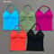 Impact Longline Strappy Top for Women, Sports Yoga Vest, Gym Tank Top with Open Back Bra, Running Workout Halter