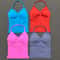 Impact Longline Strappy Top for Women, Sports Yoga Vest, Gym Tank Top with Open Back Bra, Running Workout Halter