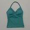 Impact Longline Strappy Top for Women, Sports Yoga Vest, Gym Tank Top with Open Back Bra, Running Workout Halter
