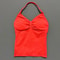Impact Longline Strappy Top for Women, Sports Yoga Vest, Gym Tank Top with Open Back Bra, Running Workout Halter