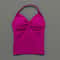 Impact Longline Strappy Top for Women, Sports Yoga Vest, Gym Tank Top with Open Back Bra, Running Workout Halter