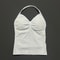 Impact Longline Strappy Top for Women, Sports Yoga Vest, Gym Tank Top with Open Back Bra, Running Workout Halter