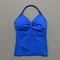 Impact Longline Strappy Top for Women, Sports Yoga Vest, Gym Tank Top with Open Back Bra, Running Workout Halter