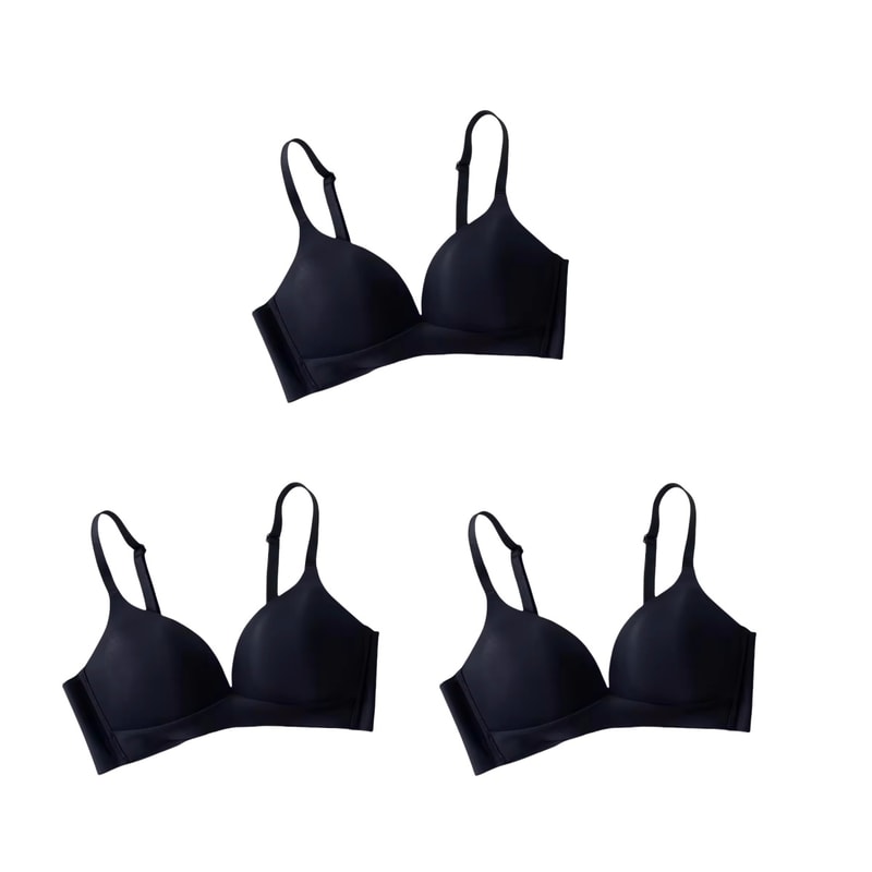 Seamless Bras For Women Nonwire Push Up Bra Glossy Underwear Without Steel Ring Cup Female Comfort 8